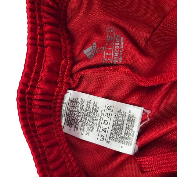 Mens Adidas Track Suit Size Small Red Prime Green White Stripe Athletic Jacket - Picture 9 of 10